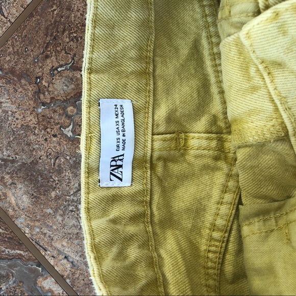 Zara yellow skirt new - Picture 2 of 2